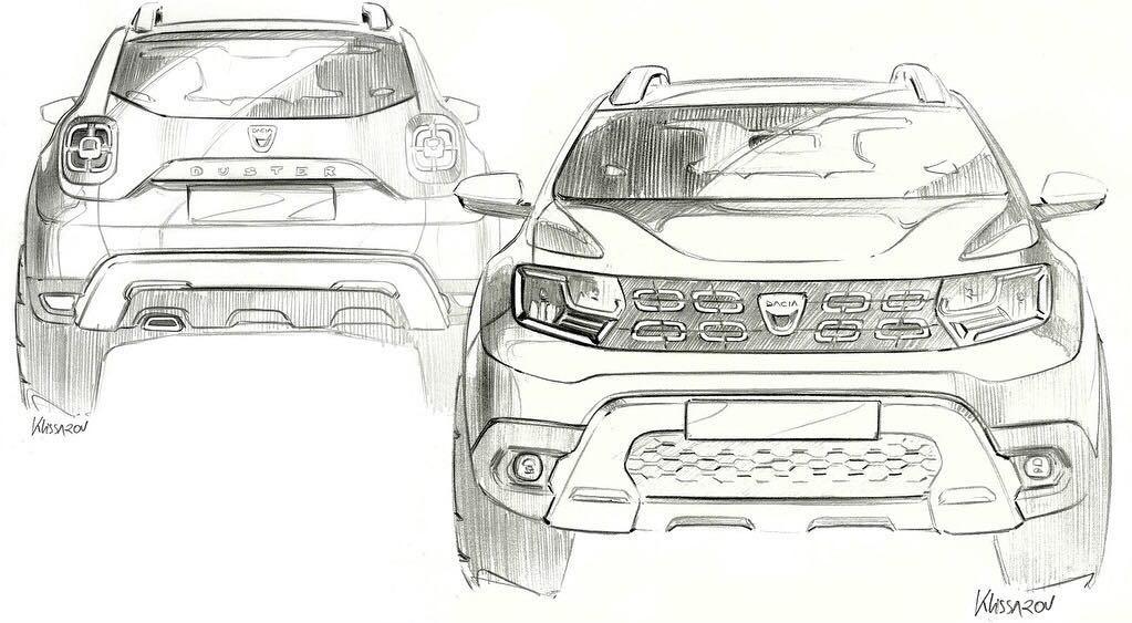 formtrends's tweet image. New #Dacia Duster pencil sketches by designer Ivaylo Klissarov | #cardesign #cardesignsketch #sketch #cardesigner #Renault #SUV