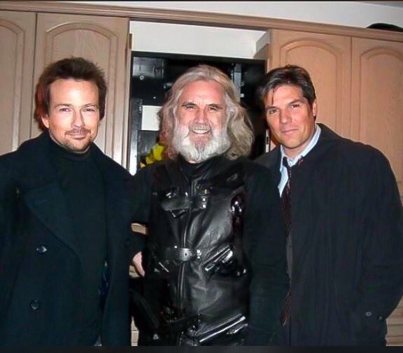 #WayBackWednesday filming #BoondockSaints #ASD with these guys @seanflanery @Billy_Connolly #PaulJohansson