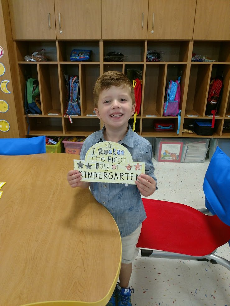 CookeCardinal's tweet image. Welcome to our new kindergarten Cardinals!!! #WFCPride #passthetissue #firstdayofK @RedClaySchools