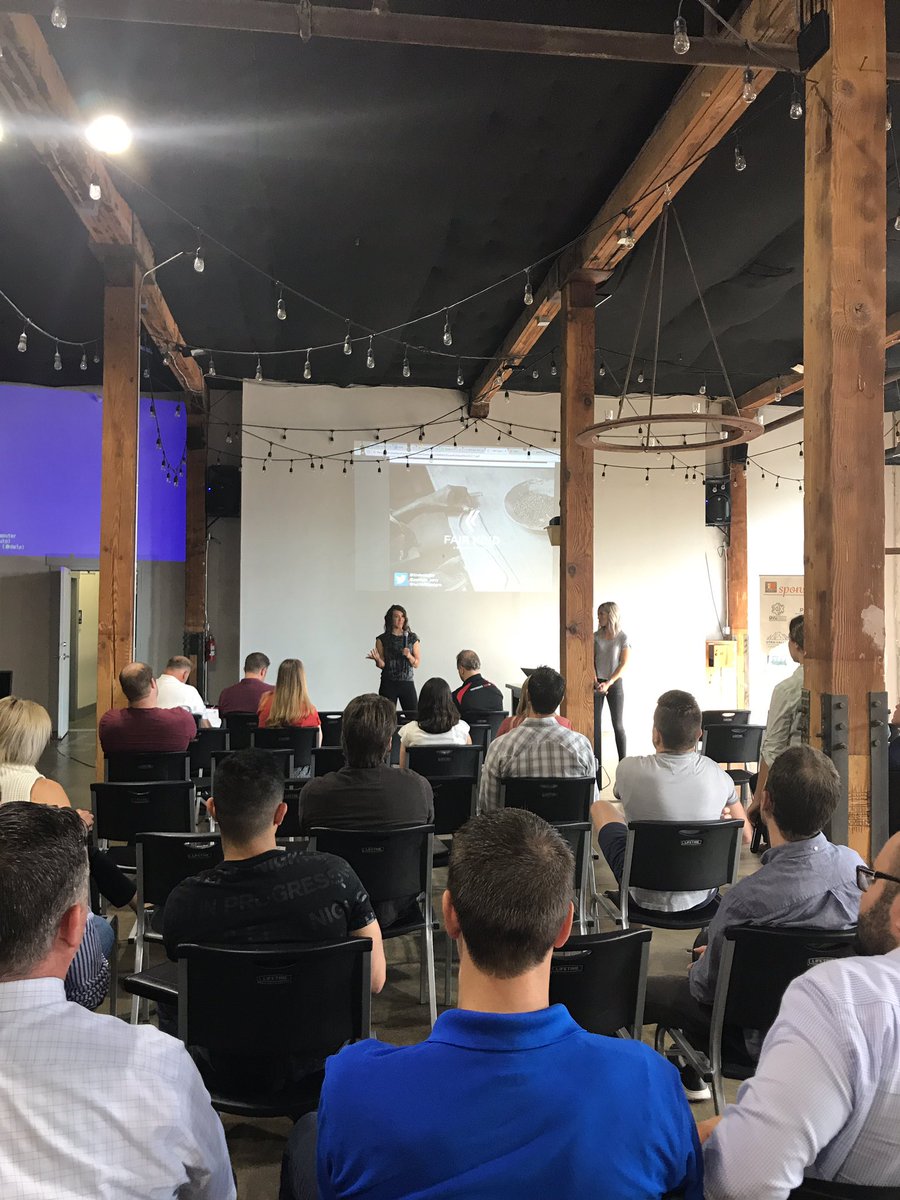 .@fairkinddesigns killin' it today <a href="/1MillionCupsPRO/">1 Million Cups Provo</a>. #1MC Corporate gifts that support a cause.