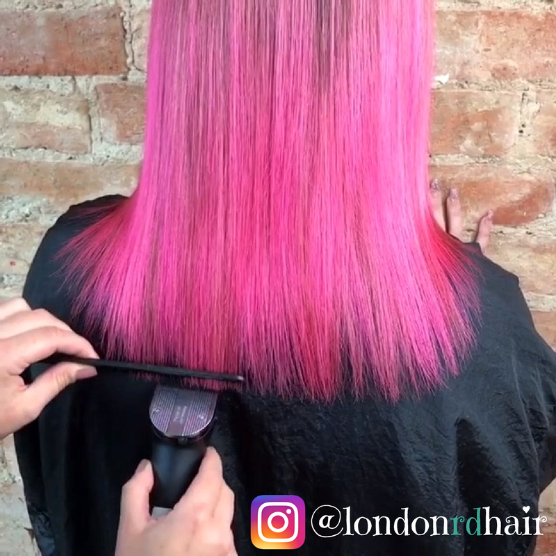 Pink Power! Clippered cut by Chloe #Perfection!!!