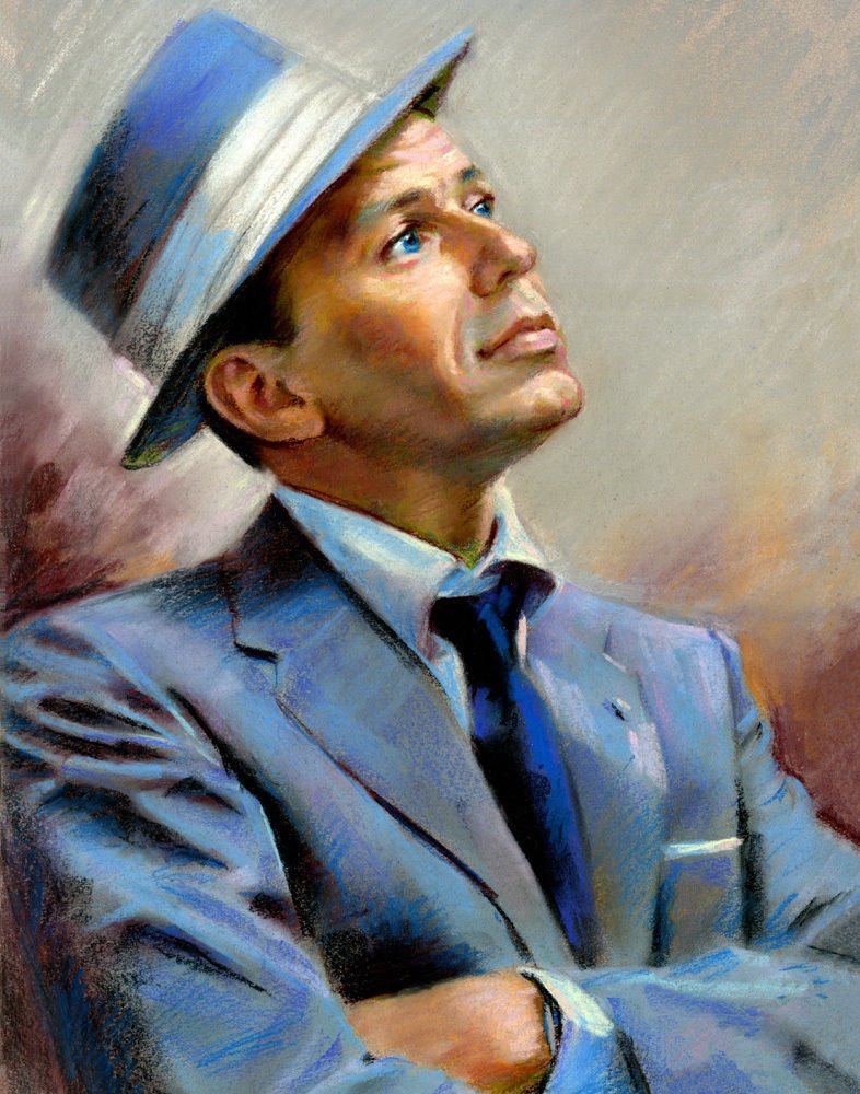 SinatraTribute's tweet photo. #FrankSinatra. . .Reflecting.  An inspiring #portrait. https://t.co/pE1NGIEewO