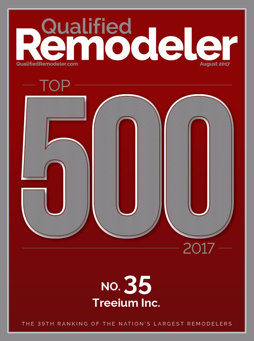 Treeium's tweet photo. Iโm pleased to announce that Treeium ranked high on @QualifiedRemod Magazine 's Top 500 Lists for the fifth year in a row! #Treeium https://t.co/0X6DqJduqI
