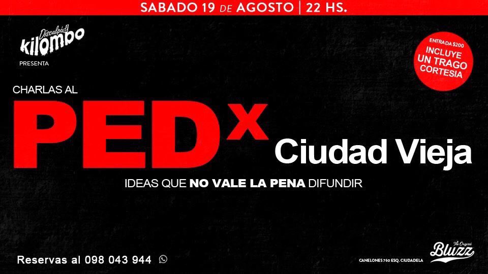 DeKILOMBO's tweet photo. Vuelven las Charlas #PEDx al kilombo!
*Ideas que no vale la pena difundir*
Sábado 2/9!
22hs!
Reserva tu entrada con tragos de regalo! https://t.co/a97LHCxmKa
