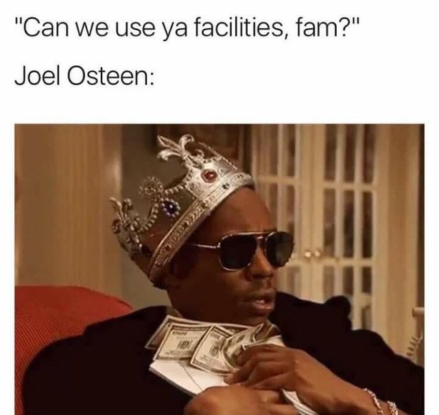 TamaraStarr7's tweet photo. #JoelOsteen damn https://t.co/Li7nH32VLn