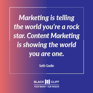 BlackCliffMedia's tweet photo. #MarketingQuote #ContentMarketing #OnlineMarketing #ContentisaKing https://t.co/pO5GGWG69D
