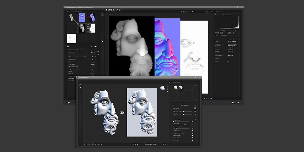 theCGchannel's tweet photo. #ShaderMap 4 is out. The texture map generation tool now supports Color ID maps. Now free for non-commercial use https://t.co/9YcvetUHnA https://t.co/A9oy0iy2iJ