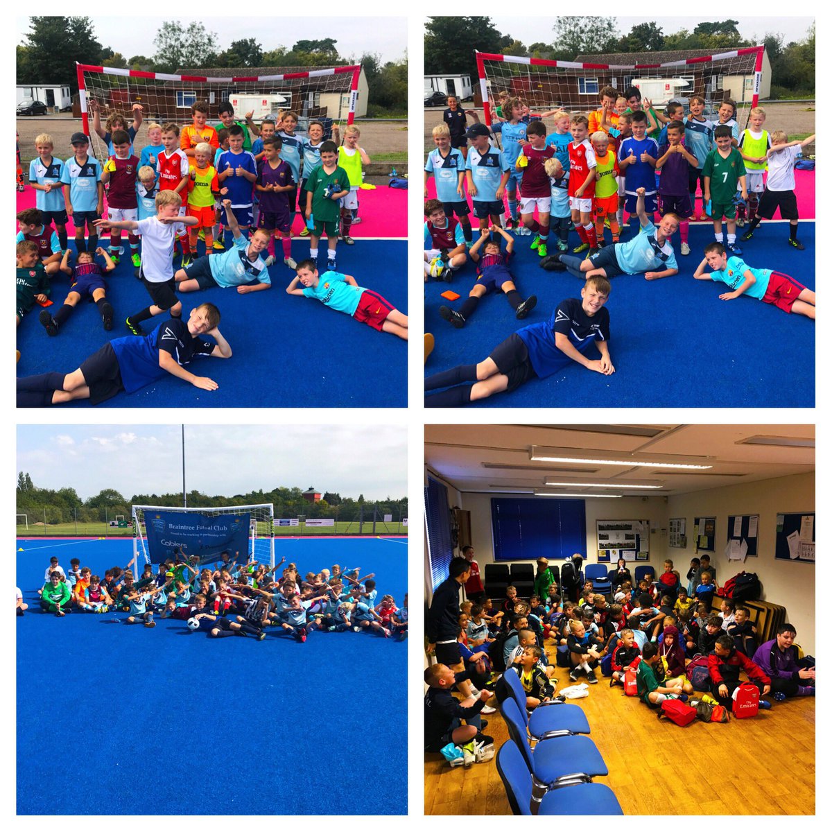 P1Goalkeeping's tweet photo. Fantastic two days of fun with @BraintreeFClub Thank you to all our @P1Goalkeeping GK's that attended! Look out for our next venture! 🖤💥⚽️ https://t.co/RQHKmLoThX