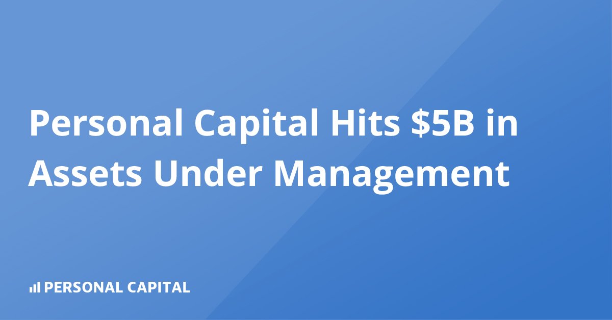 JayShah_PC's tweet photo. .@PersonalCapital hits $5B in AUM, another milestone in creating better financial lives through tech &amp; people: https://t.co/p4QrrZyhFm https://t.co/yynbF8YTwD