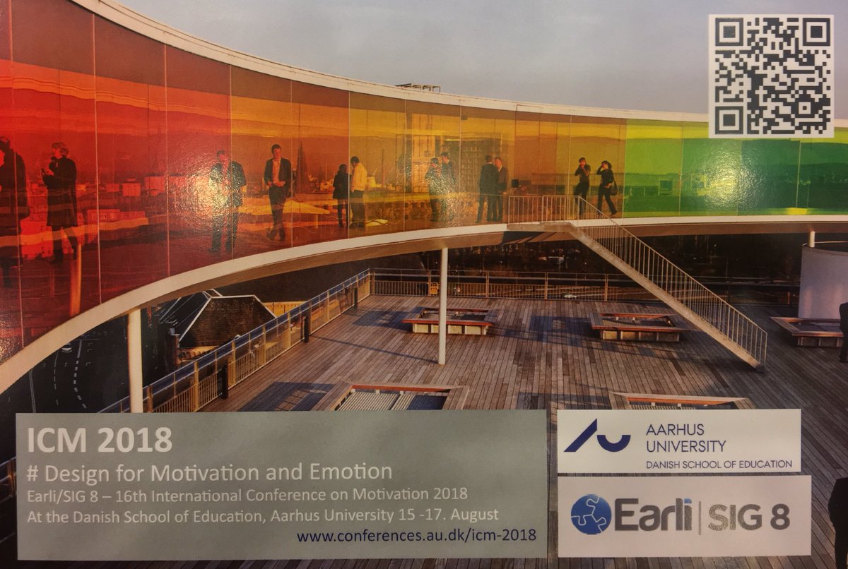 prof_martens's tweet photo. Next #SIG8 Motivation and Emotion  Conference ICM 2018 will be in Aarhus. https://t.co/6xxFccloB7 #EARLI2017 https://t.co/HdKh0sEII6