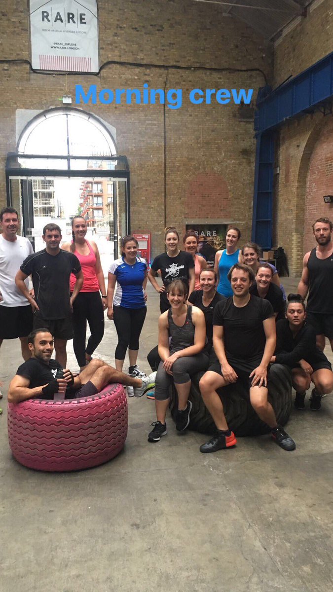 0615am starts in #RoyalArsenal every Wed👌