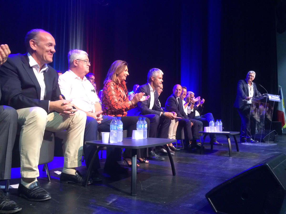 Plus de 1000 pers à #Chateaurenard pour la rentrée politique de <a href="/laurentwauquiez/">Laurent Wauquiez</a>. De l'enthousiasme et de l'espérance #lesrepublicains