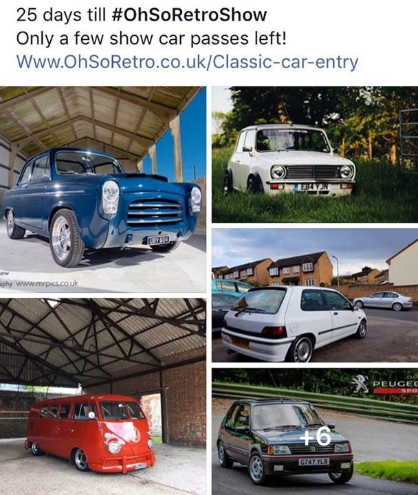 OhsoretroEvents's tweet photo. Just 25 days till #OhSoRetroShow
https://t.co/pvkTdpnPAO
#OhSoRetro #margate #visitthanet #visitkent #classiccar #classiccars #classicfor… https://t.co/XsR4UfBJjI