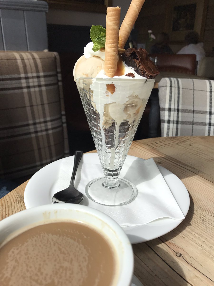 t3dkath's tweet photo. On official #T3D business today, planning global domination. Global domination with a side of ice cream 🍦 https://t.co/55fC1Iq6F8