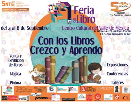 hipohiptips's tweet photo. Te esperamos del 4 al 8 de septiembre en la 1era Feria Del Libro en el Centro Cultural del Valle de México.
Invita SNTE.
@Trixiavalle https://t.co/TrwsNoWCmO