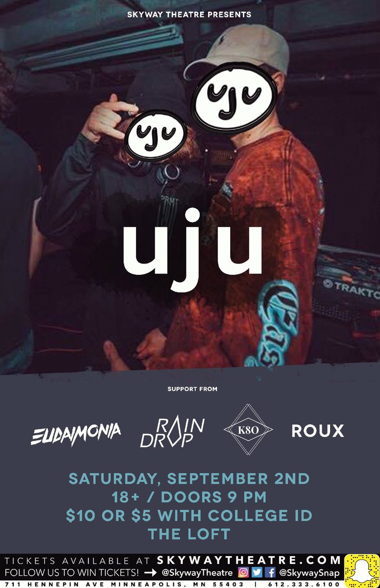 eudaimoniaone's tweet photo. Damnnn Eudaimonia !! #backitagain this SATURDAY at THE LOFT opening up for UJU, alongside with Rain Drop, K8O, && Roux!! ๐ค๐ฝ https://t.co/zX7Kb65tLK