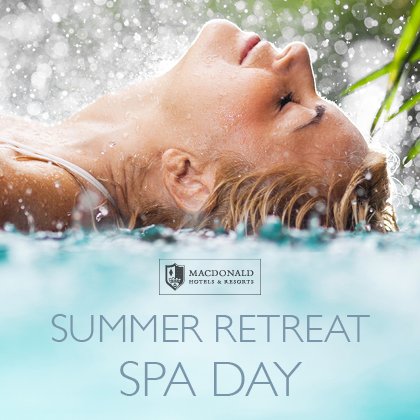 Mac Crutherland (@maccrutherland) on Twitter photo Last chance to experience our Summer Retreat Spa Day 💆
Don't miss out, ends Thursday 31st.
bit.ly/2ro4F1W Last chance to experience our Summer Retreat Spa Day 💆
Don't miss out, ends Thursday 31st.
bit.ly/2ro4F1W