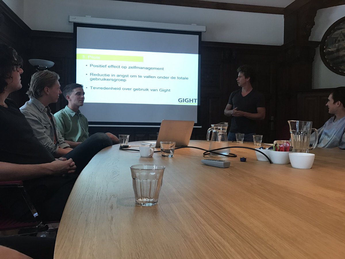 Vandaag de kick-off van Gight met het team dat gaat werken tijdens de pilots in Oss en Nijmegen.