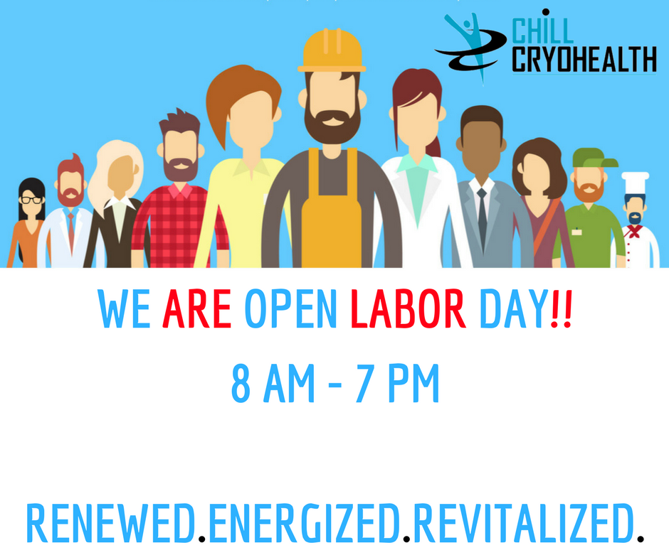 ChillCryoHealth's tweet photo. #Perfect time to try #Cryo 
We will be open #LaborDay 
No appointment needed #Cryotherapy #Tustin #CostaMesa #Newportbeach #Chill #SantaAna https://t.co/rnHdOyQ3Pe
