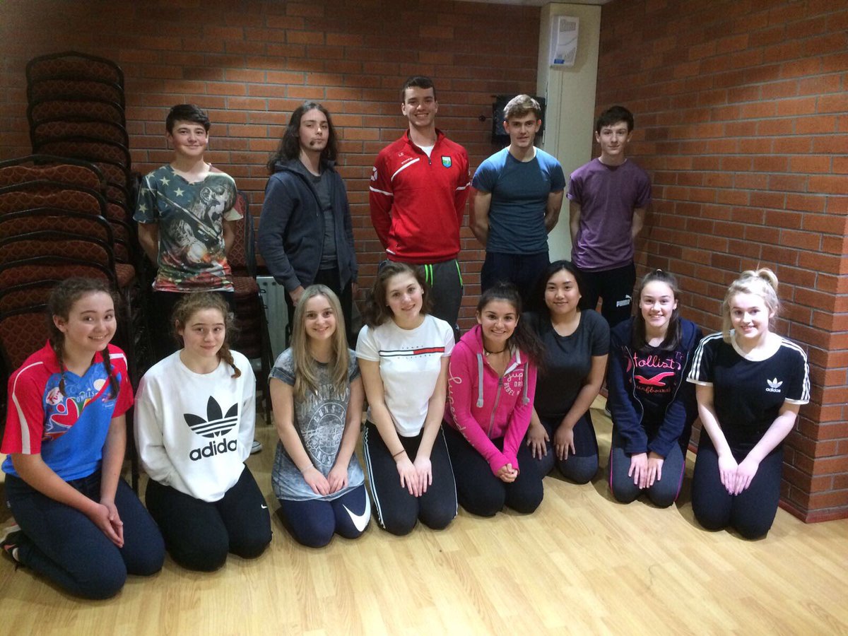 OLSSBlayney's tweet photo. A busy day of rehearsals @OLSSBlayney as the cast prepare to return to their subject classes tomorrow.#DedicatedCast #SquadGoals #BringItOn https://t.co/VXIFHDp9ih