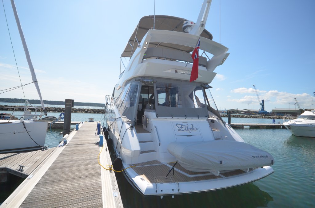 Sunseeker_TQ's tweet photo. HANDOVER: Tom Bentley of Sunseeker Poole successfully completes the handover of ‘ETHELIA’,… https://t.co/gQF5Hm1xwp https://t.co/g0oW06cGUs