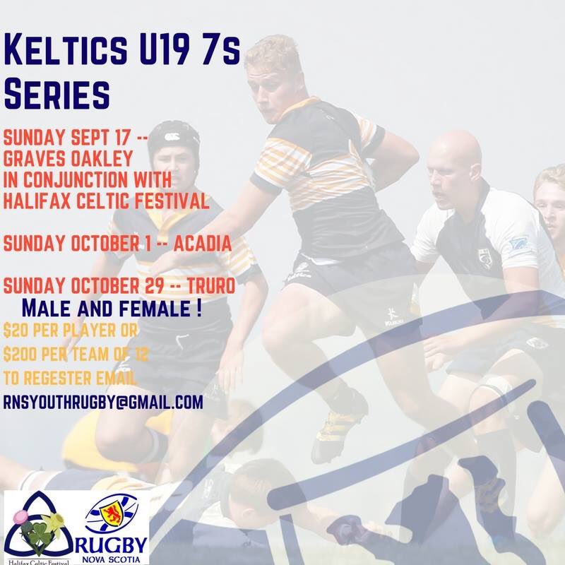 RugbyNS's tweet photo. Keltics 7s events ! Getcyour club, school teams involved! https://t.co/tKO5EsR9y8