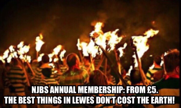 NJBS Badge Night, 2nd sept at St Mary's Supporters Club from 6pm. Adults £21, children £6 #nevill #bonfire #lewes