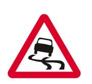 AnderbyDriving's tweet photo. ROAD SIGNS: We see this sign frequently, but what does it mean? ANSWER: Slippery road #KnowYourRoadSigns #Lincoln #NLincsIsGreat #Hull https://t.co/R2LEUZ2Pga