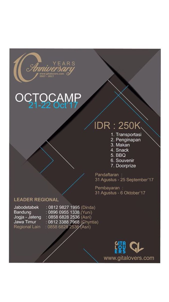 "Satu Dekade Gitalovers" sudah hampir 10 tahun brg dan support <a href="/gitagut/">Aluna Sagita Gutawa</a> . Yuuk ikutan dan rasakan kebersamaanya! 😍 #Menuju1DekadeGitalovers