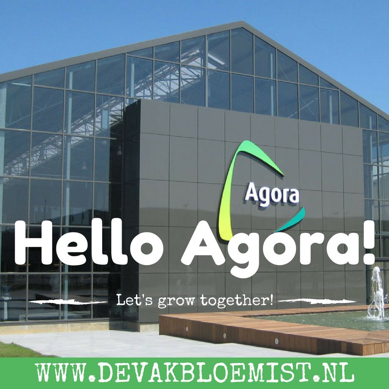 #Trots want Agora Group sinds vandaag #officieel partner van ons initiatief vóór de bloemist is geworden.
#Bloemist #keten #verbinding