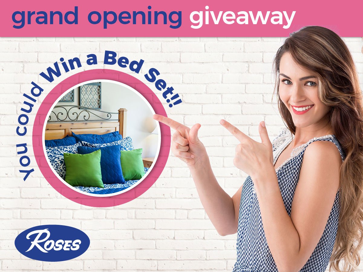 RosesStore's tweet photo. Roses is giving away prizes during our store Grand Openings! To see if there is one near you, check out our FB page: RosesDiscountStores https://t.co/Ef5hQ2C5r1