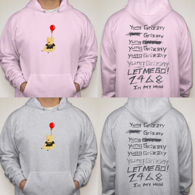 No_Face_Ent's tweet photo. Yung Grizzly In My Head hoodies $25 dm size and color https://t.co/pCiYB7ZYvF