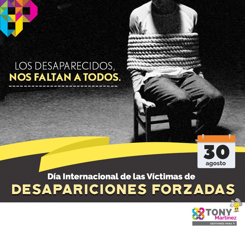 Solidaridad internacional con las familias y las victimas de desaparición forzada.