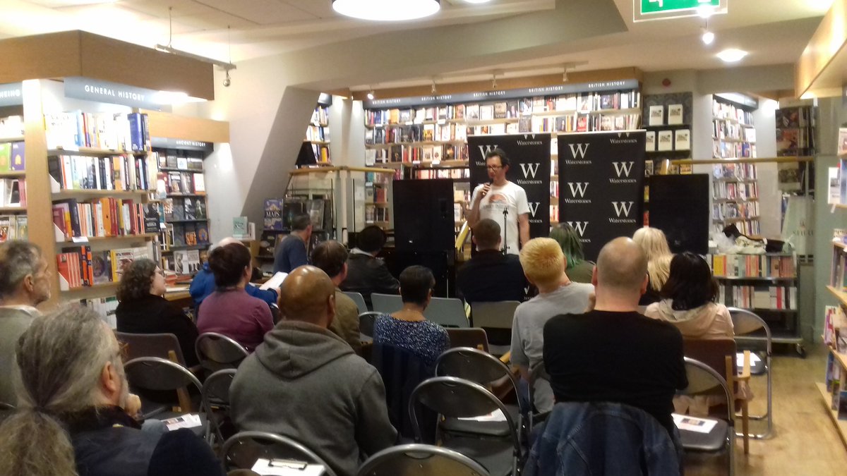 BhamWaterstones's tweet photo. And our relaunch of Waterstones on the Mic is underway! #openmic #wonmic https://t.co/TZydQPGS8J
