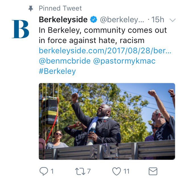 OakMtgNotes's tweet photo. @berkeleyside … and proudly pinning their feature article, which prominently featured Black leaders. 7/ https://t.co/LH8igtYm1B