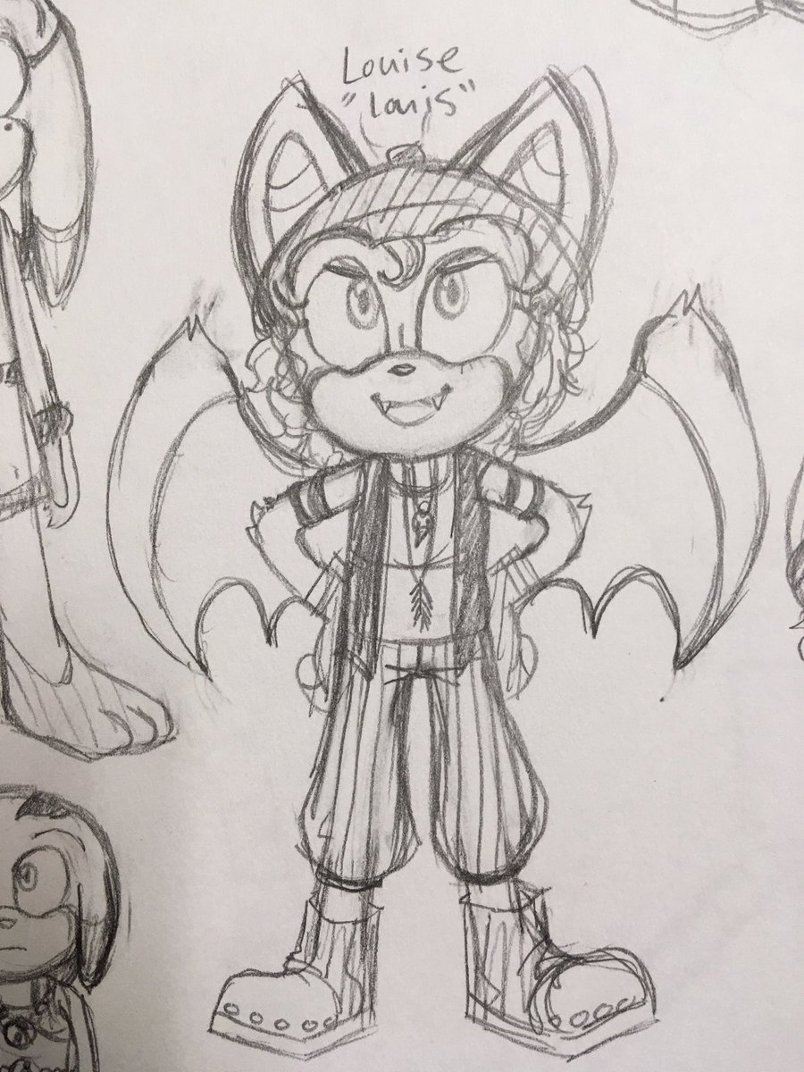 Some Sonic OCs I revisited in 16' 