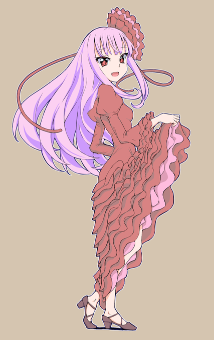 茜ちゃんはロングスカートが似合うと思う。 