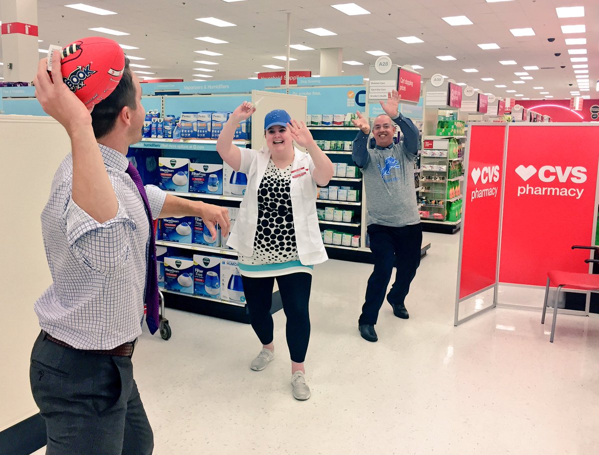 Come to Wyoming, MI if you want the flu intercepted by our R96 Paragon winner <a href="/JanelleTurino/">Janelle Bess</a> with your annual flu shot! #CVSInTGT #R96❤️