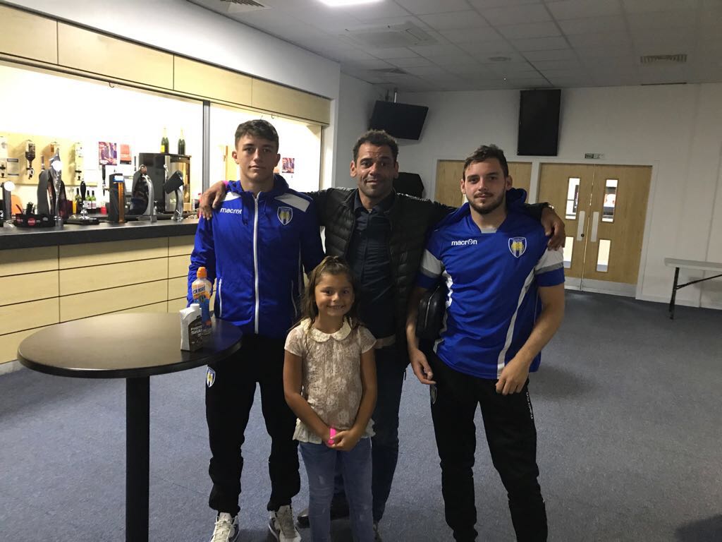 So happy to see my baby boy make his full professional debut last night 👏starting alongside my 1st born <a href="/dreywright/">I’m dumb oldore</a> #ProudDadMoment❤  #ColU