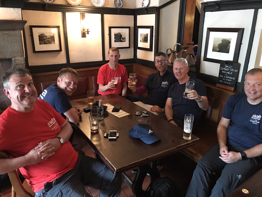 StuartJonesCX's tweet image. We made it... just! Dark Peak Challenge completed for @SSAFA @CarillionAmey