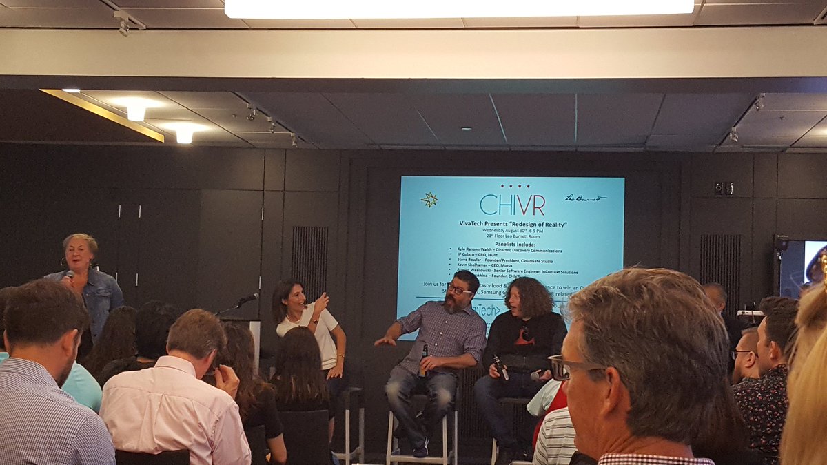 Excited to attend #chivr panel presentation tonight!