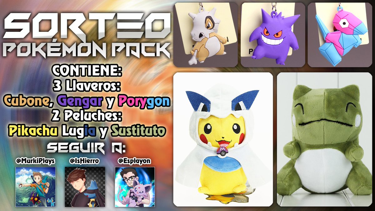 MurkiPlays's tweet photo. 🔥SORTEO PACK POKÉMON🔥
RT+FOLLOW:
@MurkiPlays
@IsHierro
@Esplayon
El ganador será anunciado el día 1/11/2017 y contactado por MD.
¡¡Suerte😊!! https://t.co/ltUjfhCK7U