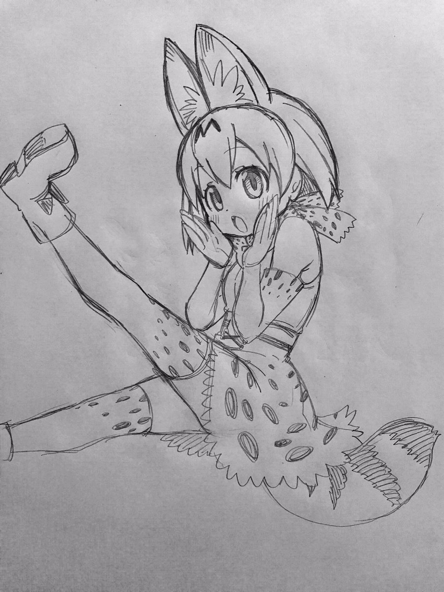 ひさびさにサーバルちゃん
#けものフレンズ 