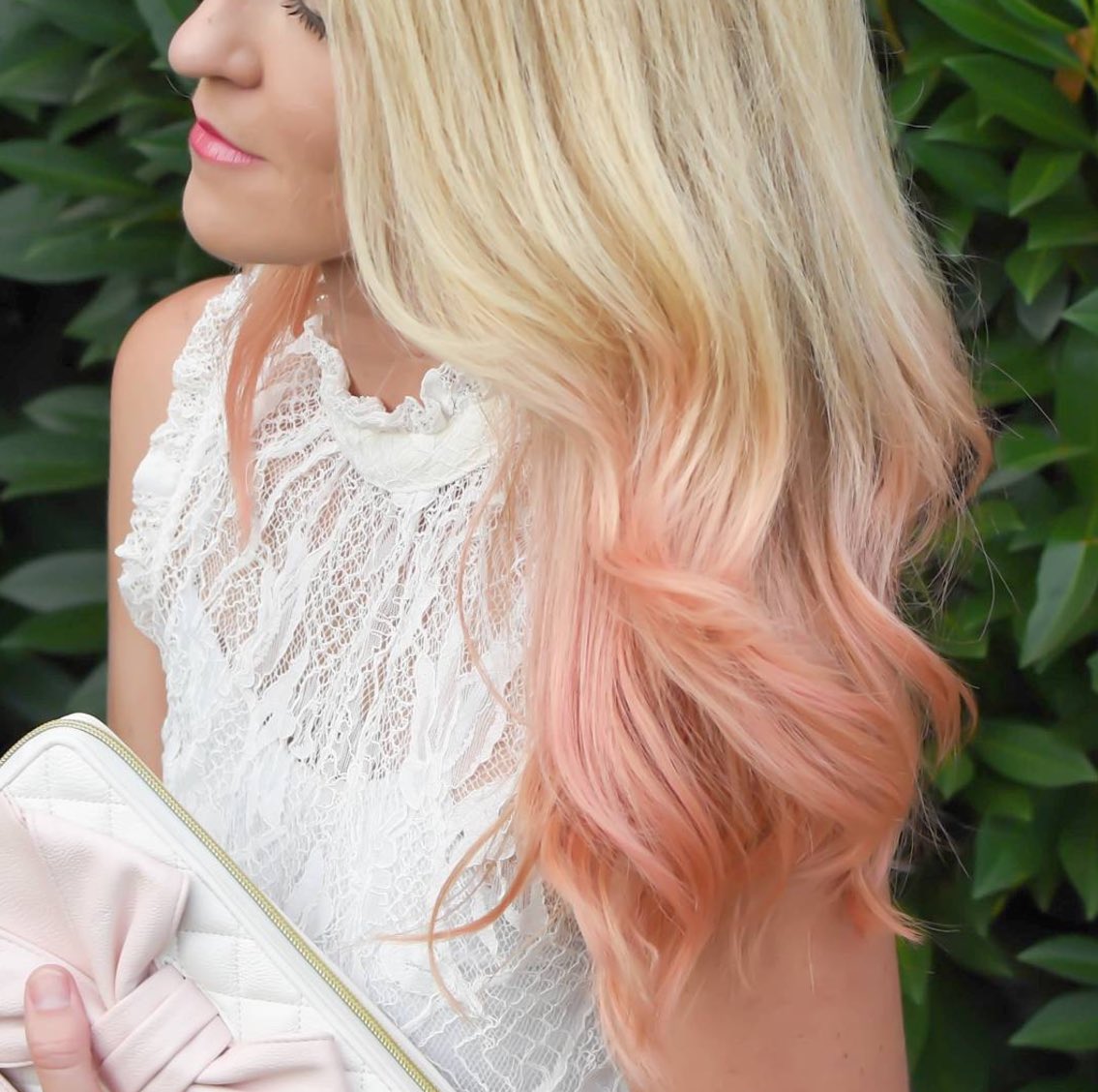 Vibrant Rosy Peach Haircolor Formula behindthechaircom