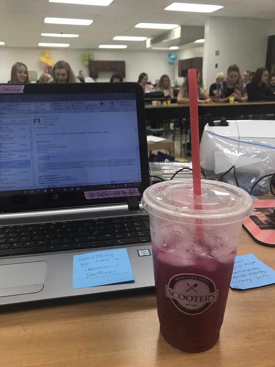 MrsRSturm's tweet photo. Proof that I have the best students ever! Thanks, Annalicia! @scooterscoffee #luckyteacher! https://t.co/SBb8X7OfVy