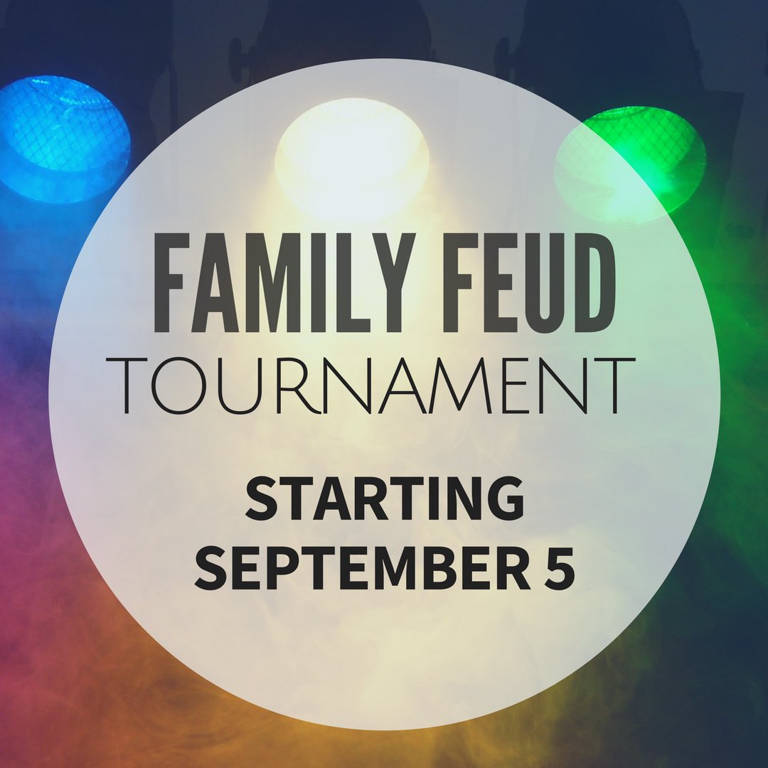 Peabody_Library's tweet photo. Join us next Tues., 9/5 at 6 PM for Family Feud! https://t.co/qh7EfkJBOI #WhitleyPPL https://t.co/MyAgCNNGeV