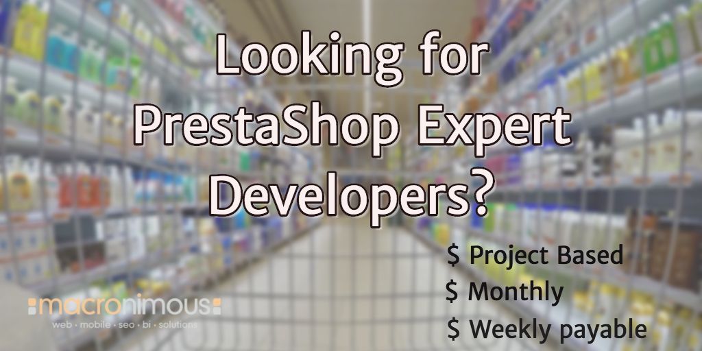 macronimous's tweet image. Need Dedicated @PrestaShop #Ecommerce Developer? #PrestaShopDevelopment #ECommerceDeveloper