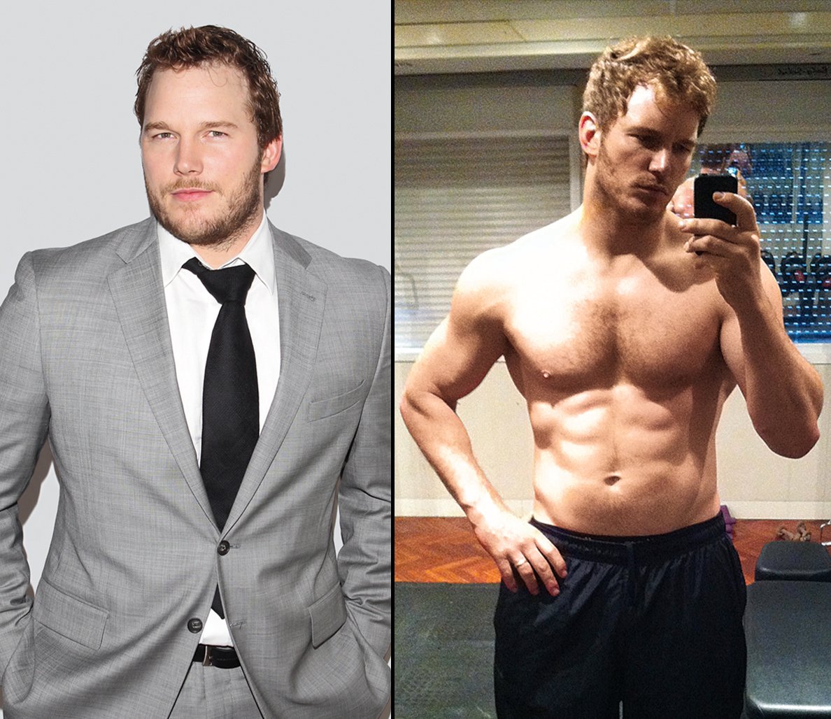 Chris Pratt made quite the transformation. 