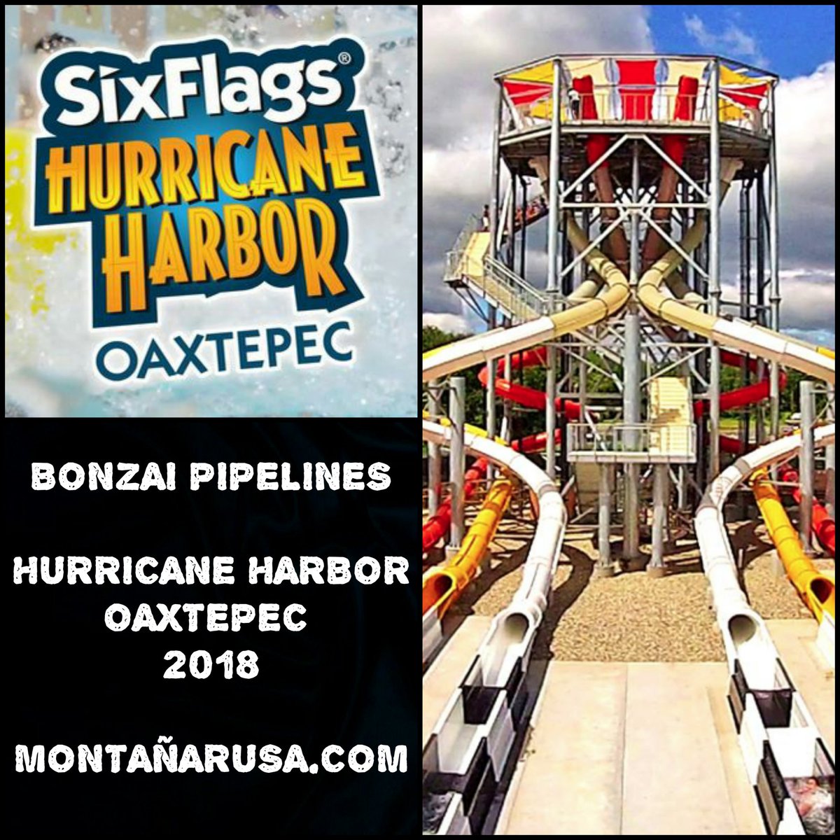 MontanaRusa's tweet photo. #SixFlags2018 #PronósticosSixFlags2018
Atracción: #BonzaiPipelines
Parque: @SixFlagsHHox
Probabilidad: Alta
Rumor: Existen en los HH de USA https://t.co/ulHy3gLGPj