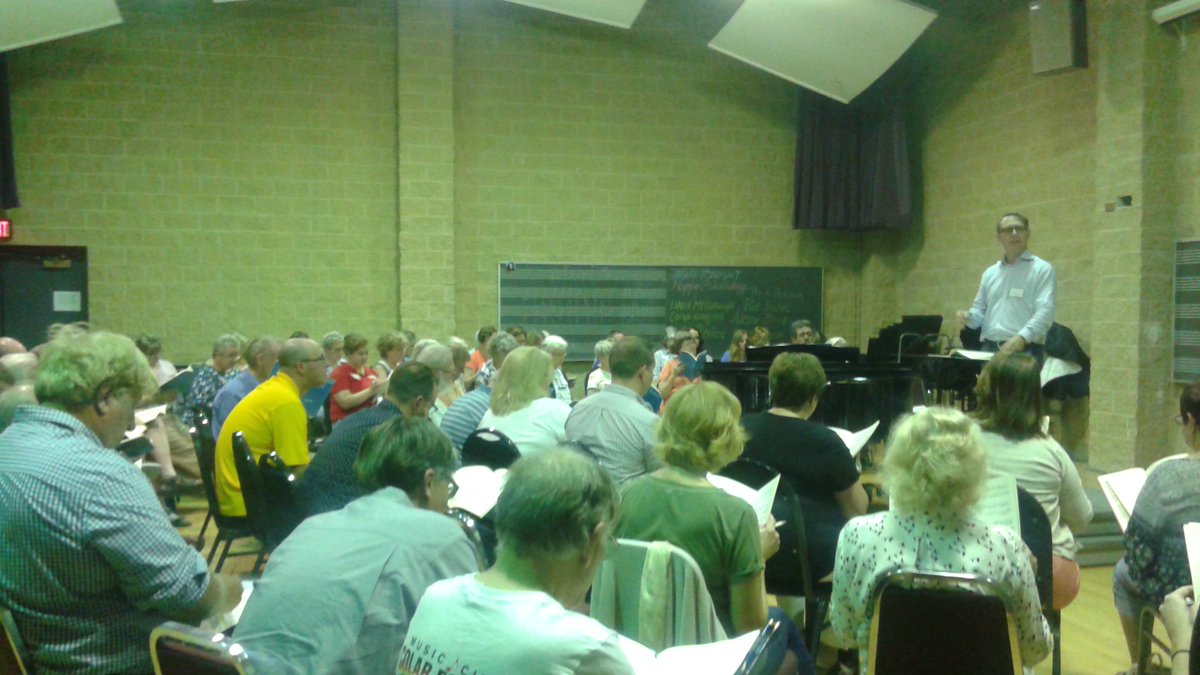EMCsingers's tweet photo. We had a great first night at #EMC rehearsal! Not too late to join: info@elginmasterchorale.org #firstrehearsal #elginIL #singing https://t.co/KWosQ3P1Pu